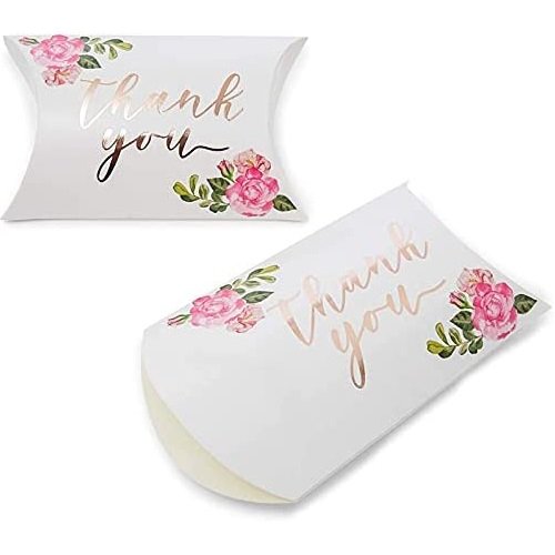 Pillow Box with Gold Foiling